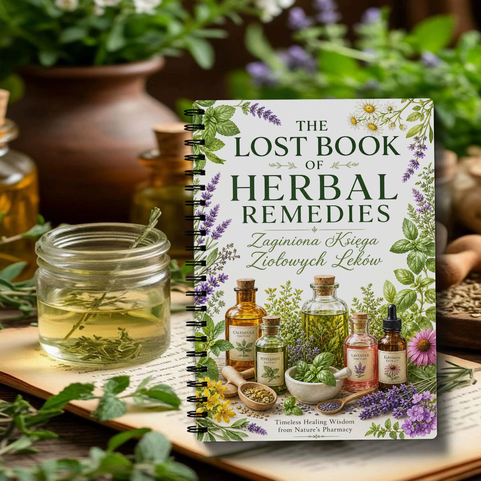 Herbal Remedies Spiral Noteboo - đánh giá và giá Herbal Wellness In