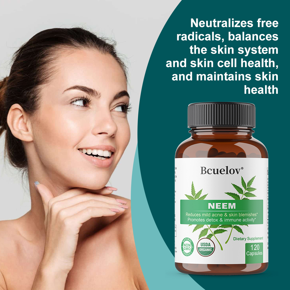 Organic Neem Leaf Capsules, He - đánh giá và giá Herbal Wellness In
