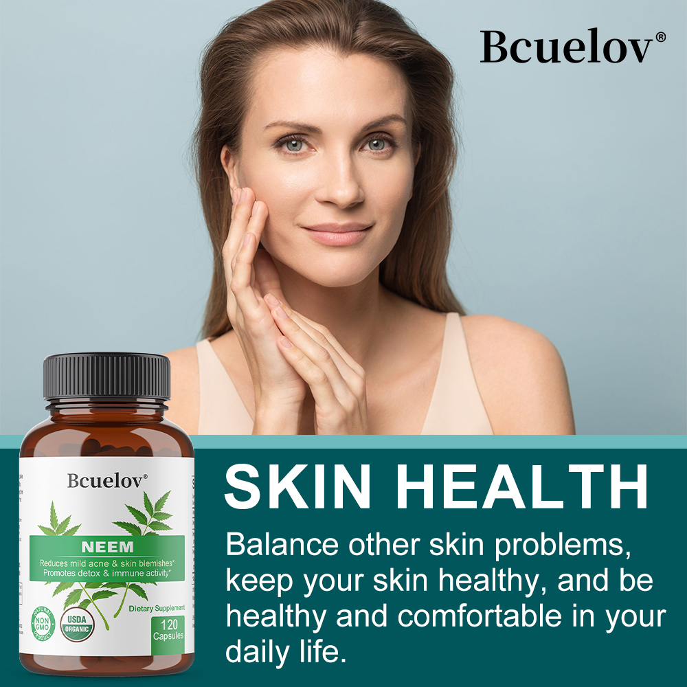 Organic Neem Leaf Capsules, He - đánh giá và giá Herbal Wellness In
