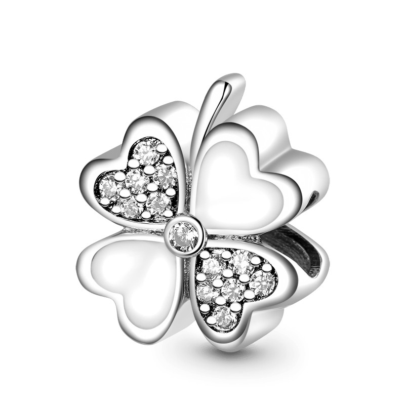 Hot sales 925 Silver Sparkling - đánh giá và giá Red Clover Flower