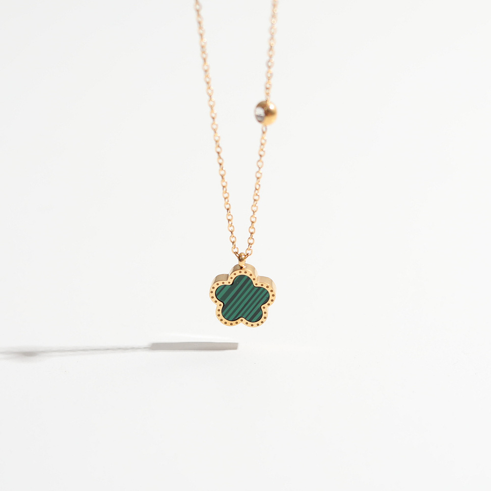 Stainless Steel 18K Gold Plate - đánh giá và giá Red Clover Flower