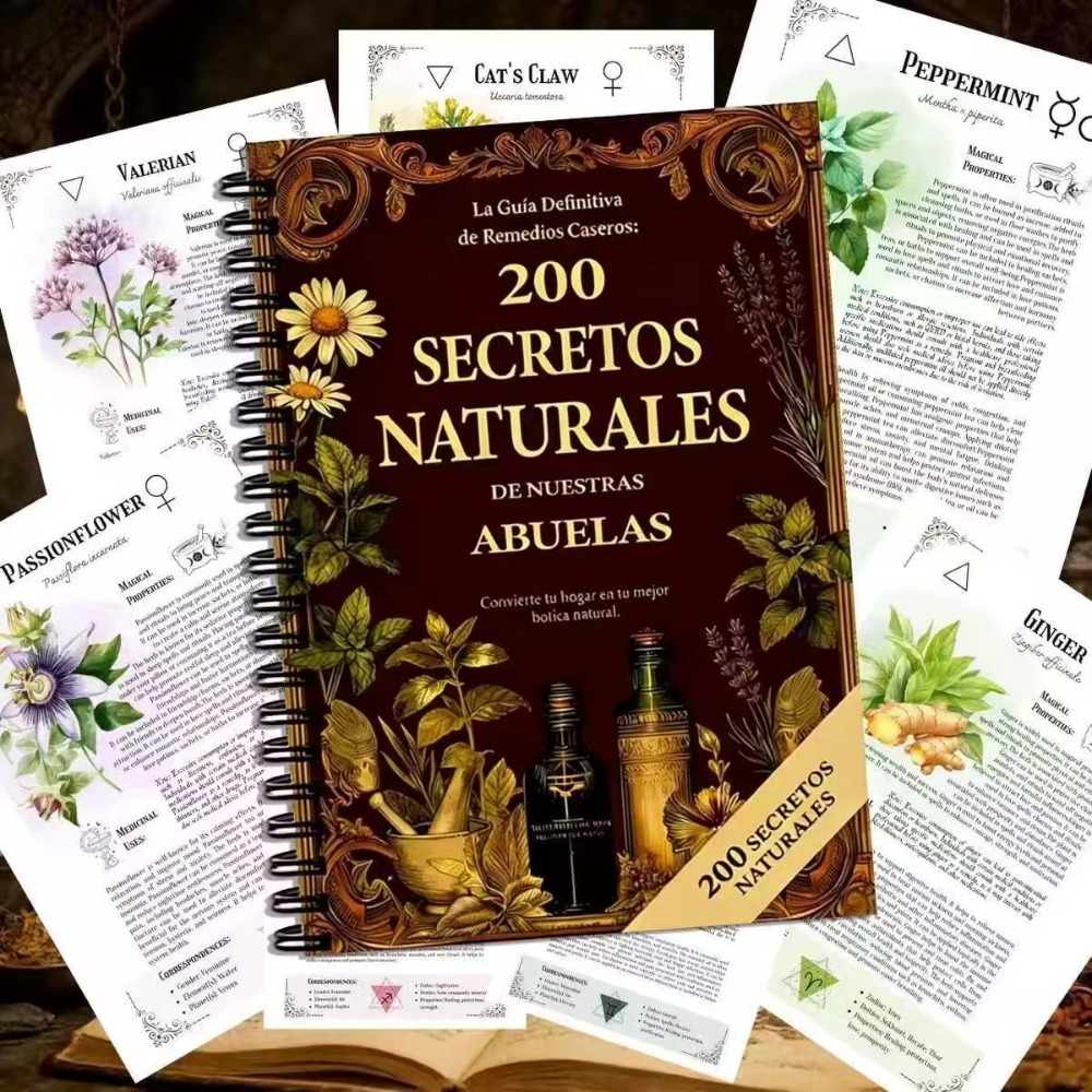 200 Natural Secrets A5 Spanish - đánh giá và giá Herbal Wellness In