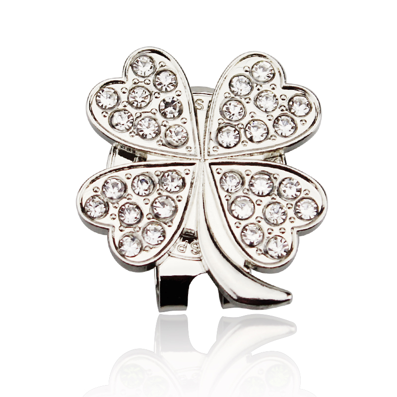Golf Ball Marker with Diamond  - đánh giá và giá Red Clover Flower