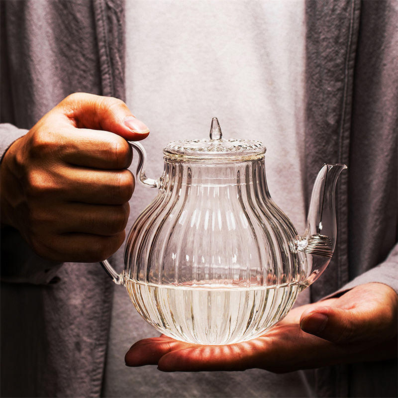 700ml Striped Glass Teapot Wit - đánh giá và giá Nettle Leaf Tea