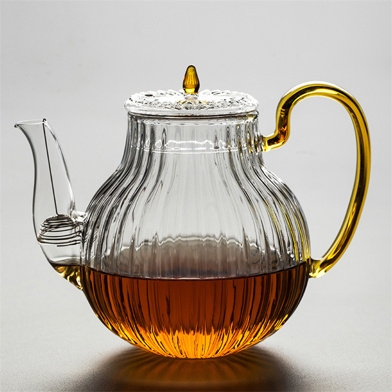 700ml Striped Glass Teapot Wit - đánh giá và giá Nettle Leaf Tea